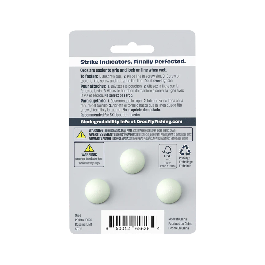 3-Pack Glow-in-the-dark Strike Indicators - Small