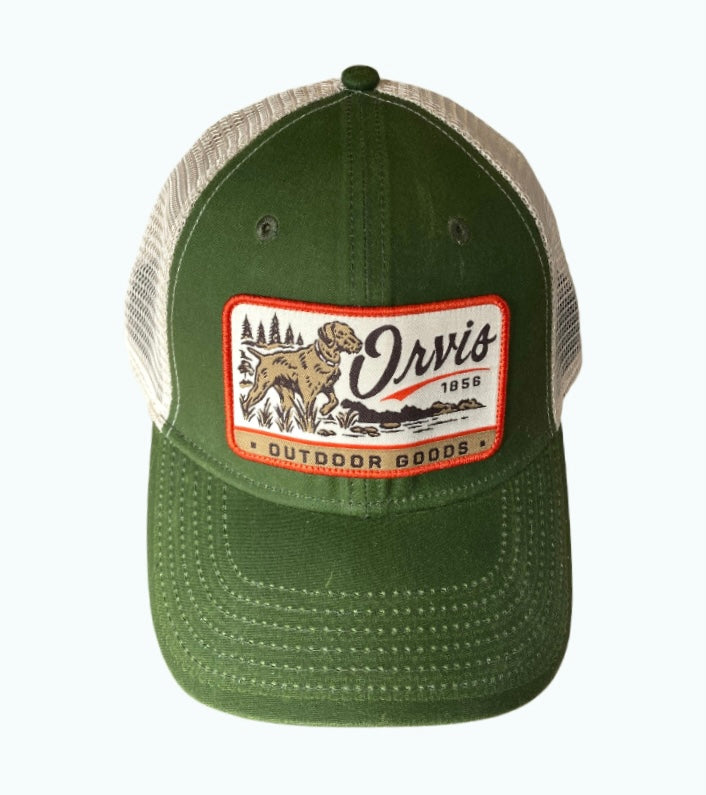 Waxed Dog Patch Trucker Hat