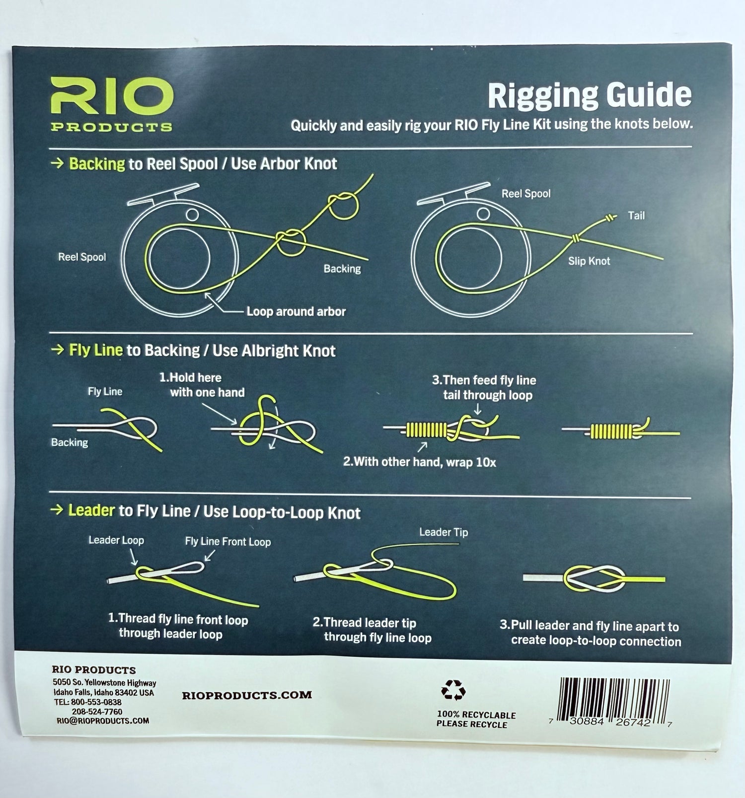Fly Line Kit - Rivers / Lakes