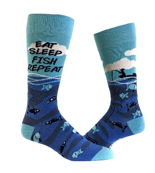 M's Hilarious Fishing Socks