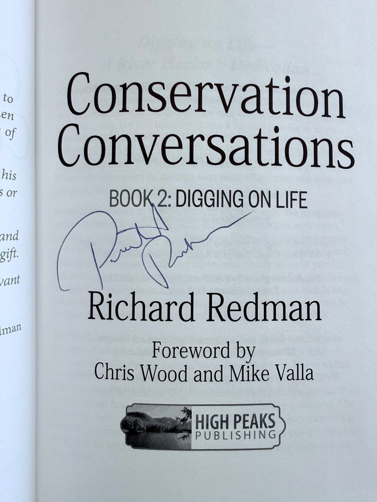 'Conservation Conversations: Book 2: Digging on Life' by Richard Redman