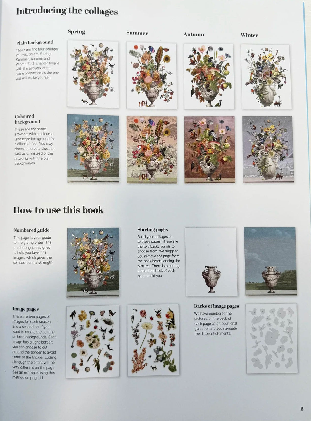 'Four Seasons Collage Kit' by Maria Rivans