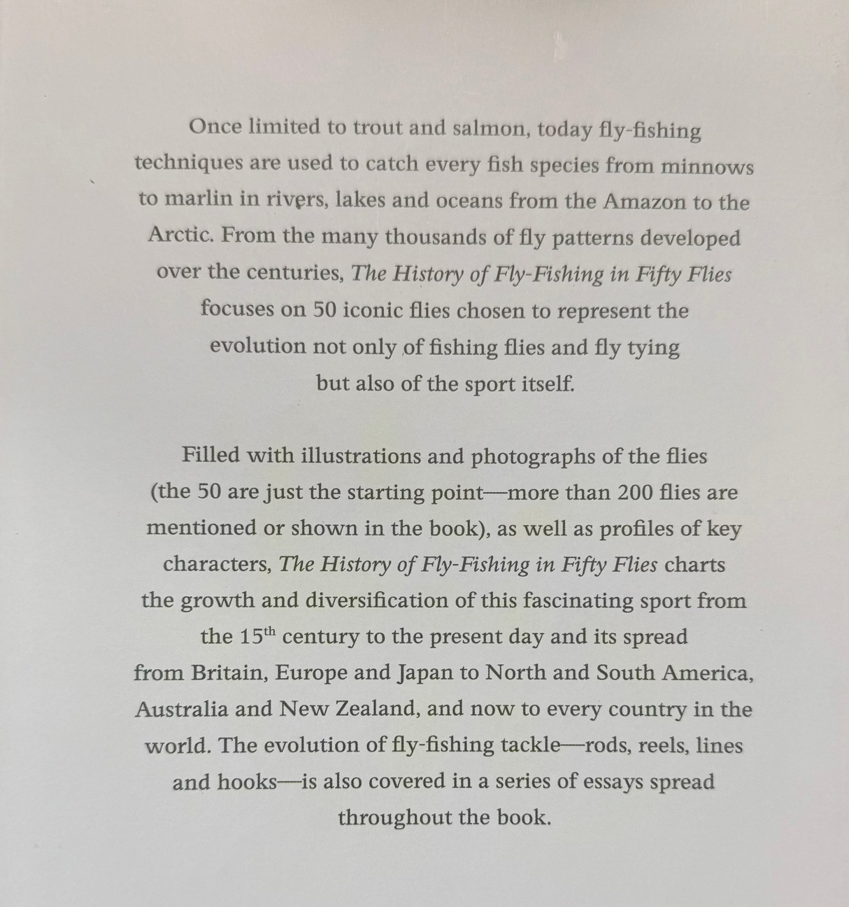 'History of Fly-Fishing in Fifty Flies' by Ian Whitelaw