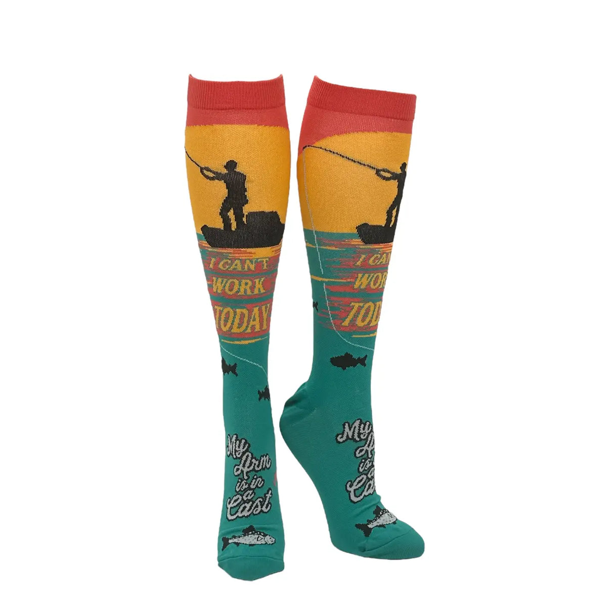 M's Hilarious Fishing Socks