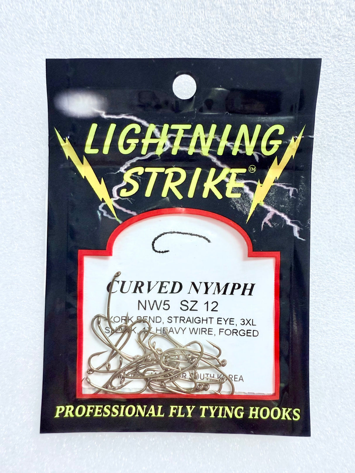 Lightning Strike Hooks - Curved Nymph NW5