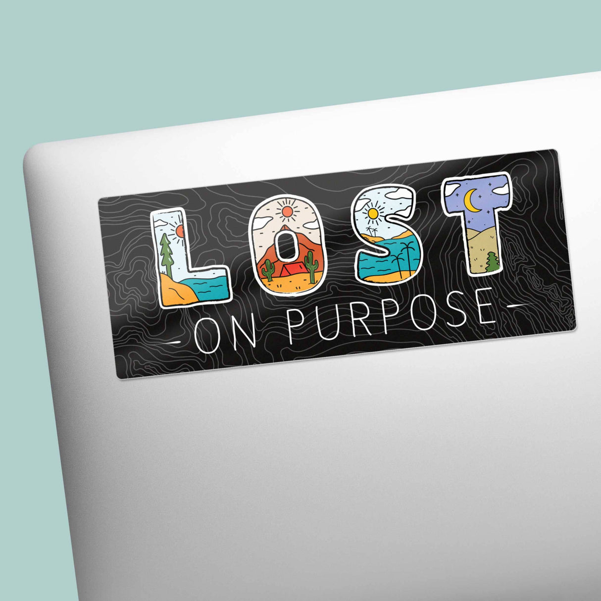 Sticker - 'Lost on Purpose Nature'
