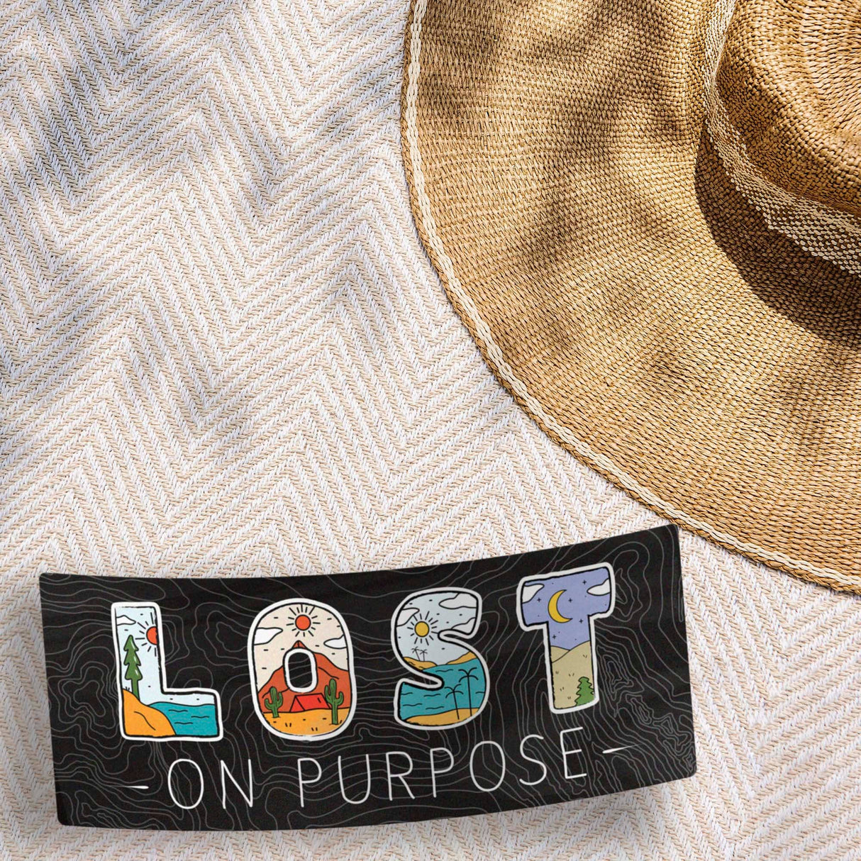 Sticker - 'Lost on Purpose Nature'