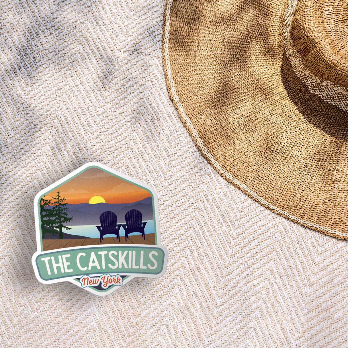 Sticker - New York Catskill Mountains, Upstate New York