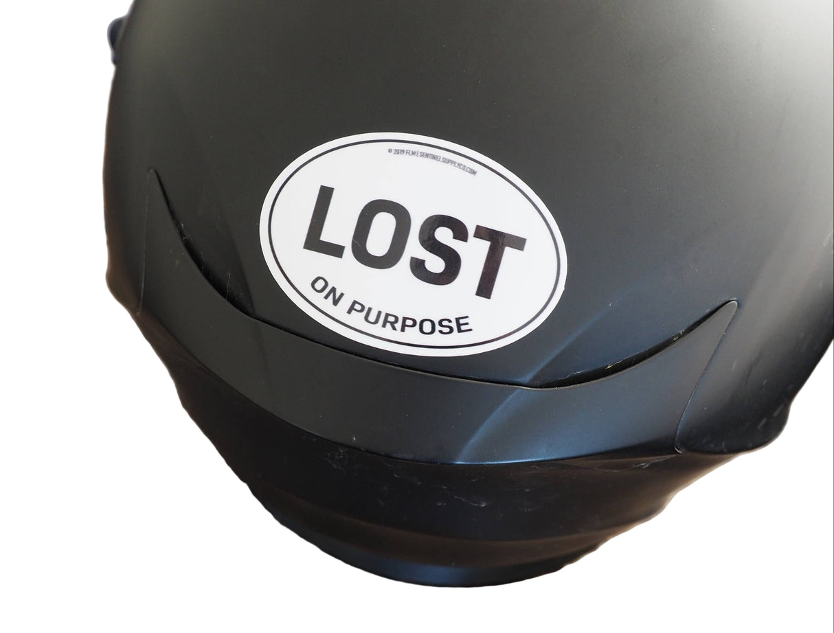 Oval Sticker - Lost on Purpose