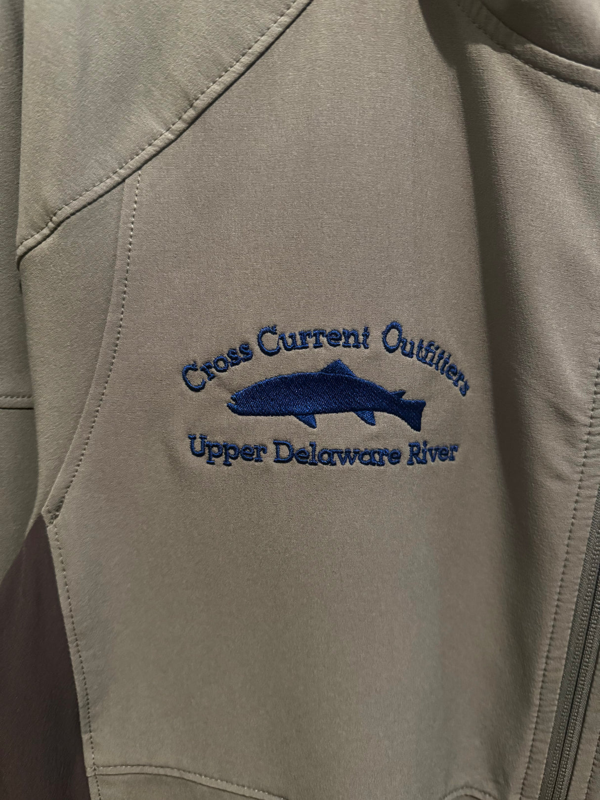 PRO Lt Softshell Hoodie - embroidered with Cross Current - SALE