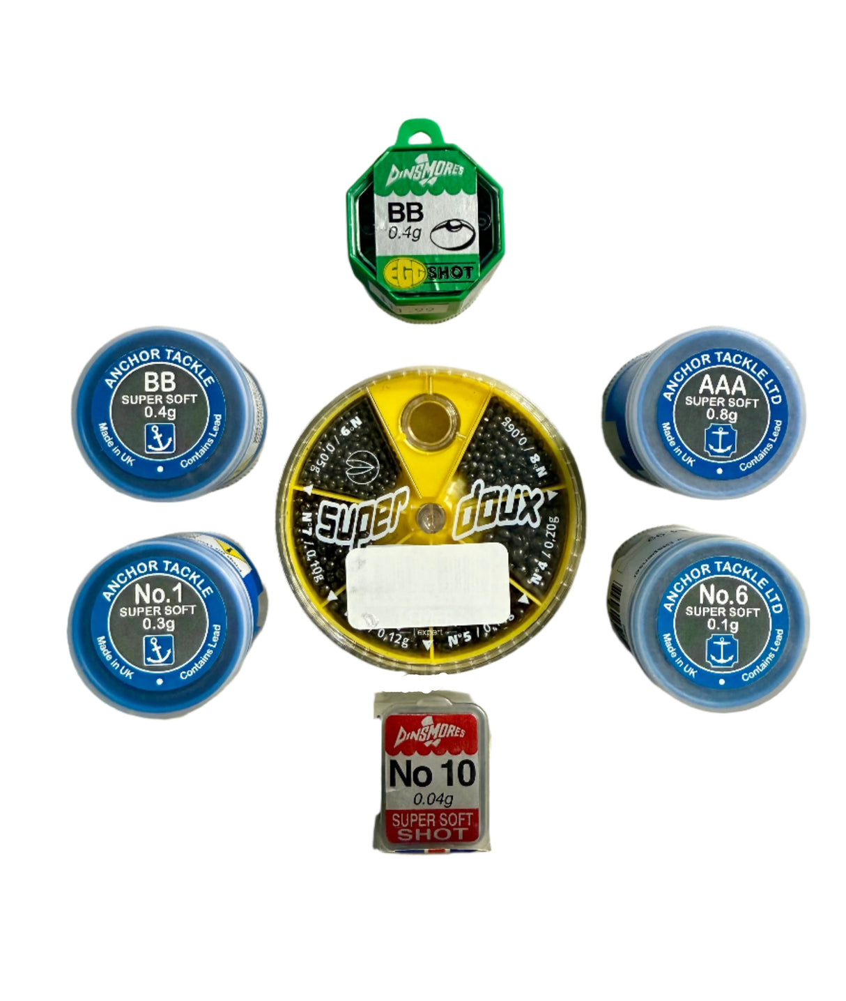 Split Shot Dispensers - Assorted Sizes