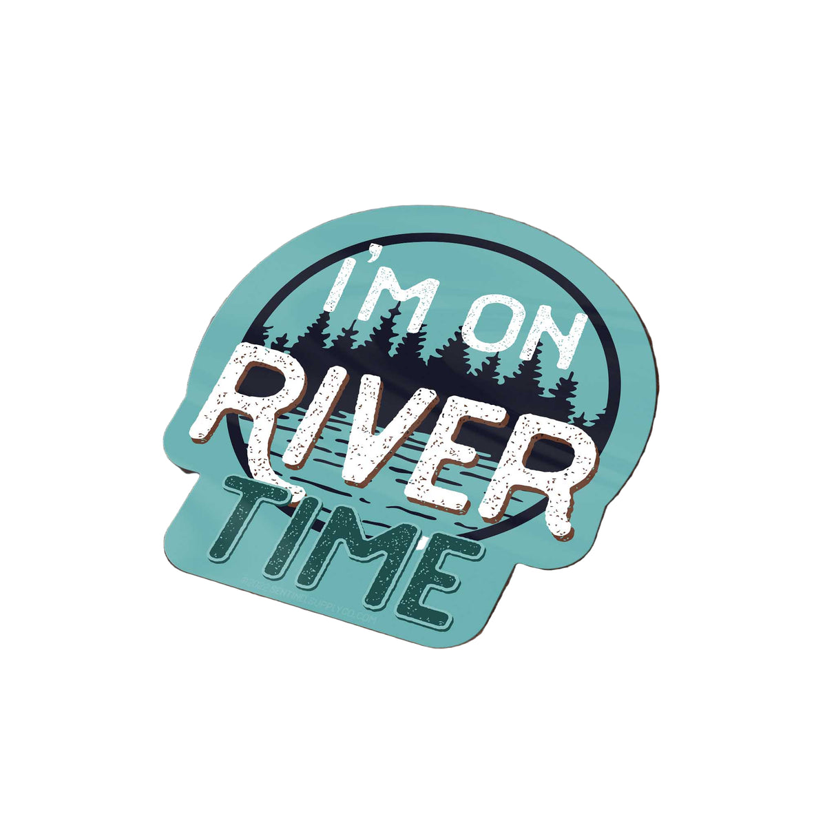 Sticker - 'I'm on River Time'