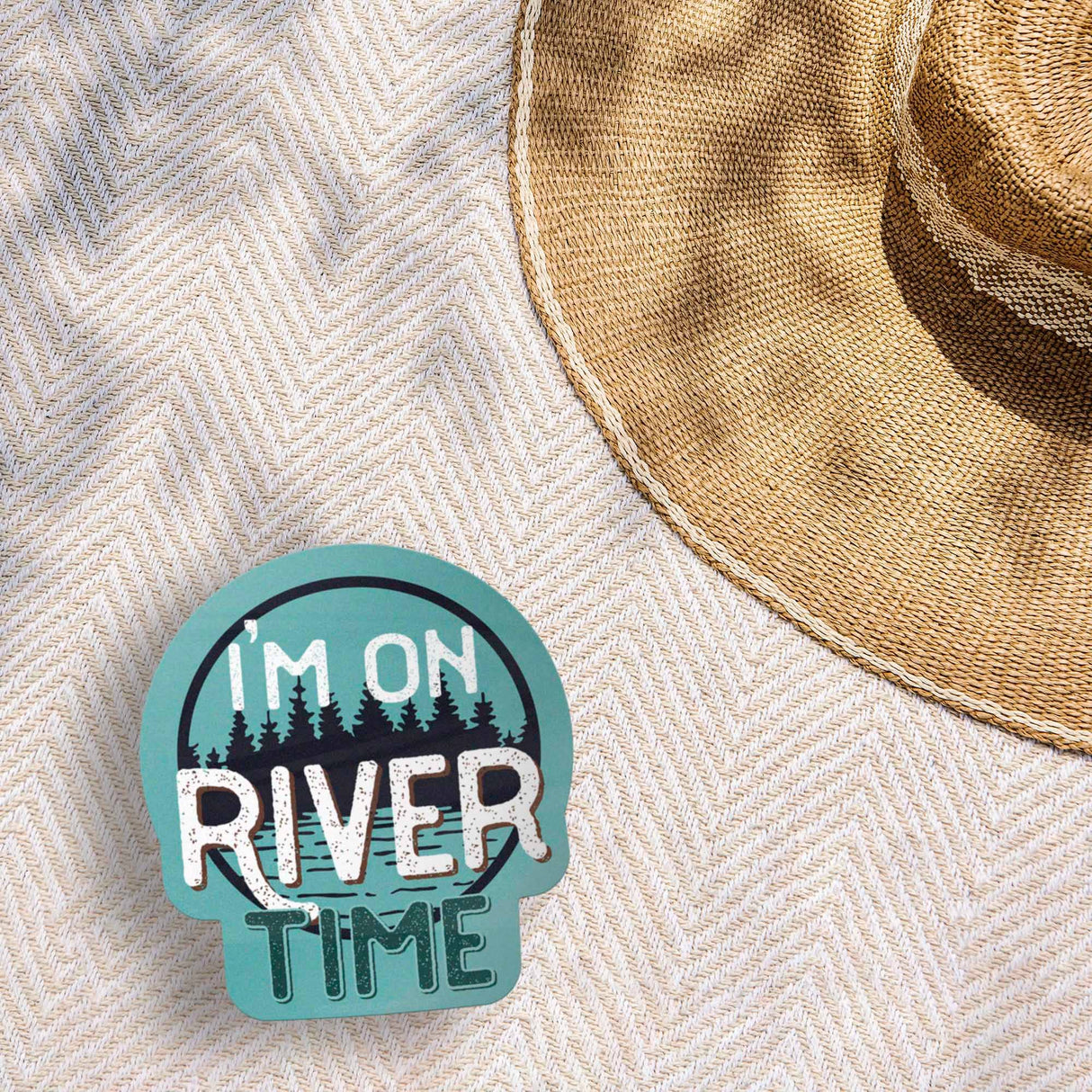 Sticker - 'I'm on River Time'