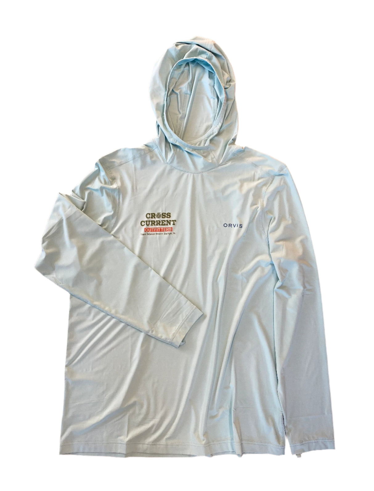 Sun Defense Long-Sleeved Hoodie - silk screened with Cross Current