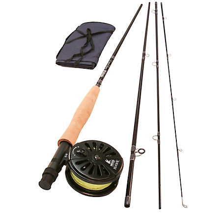 TIMBER HAWK Fly Rod, Reel & Line Combo