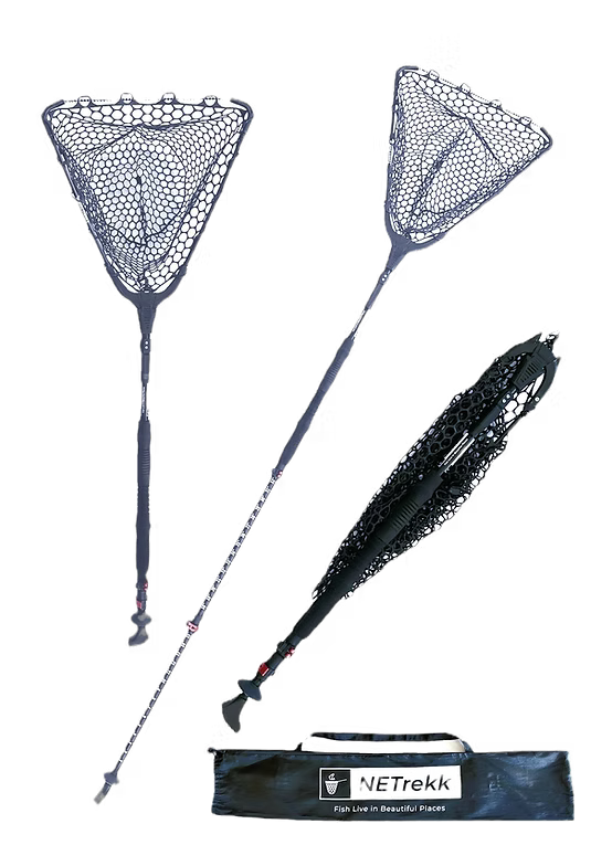 Tailwater | Ultra-Lite Telescopic Staff & Folding Rubber Fly Fishing Net