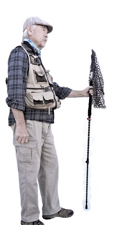 Tailwater | Ultra-Lite Telescopic Staff & Folding Rubber Fly Fishing Net