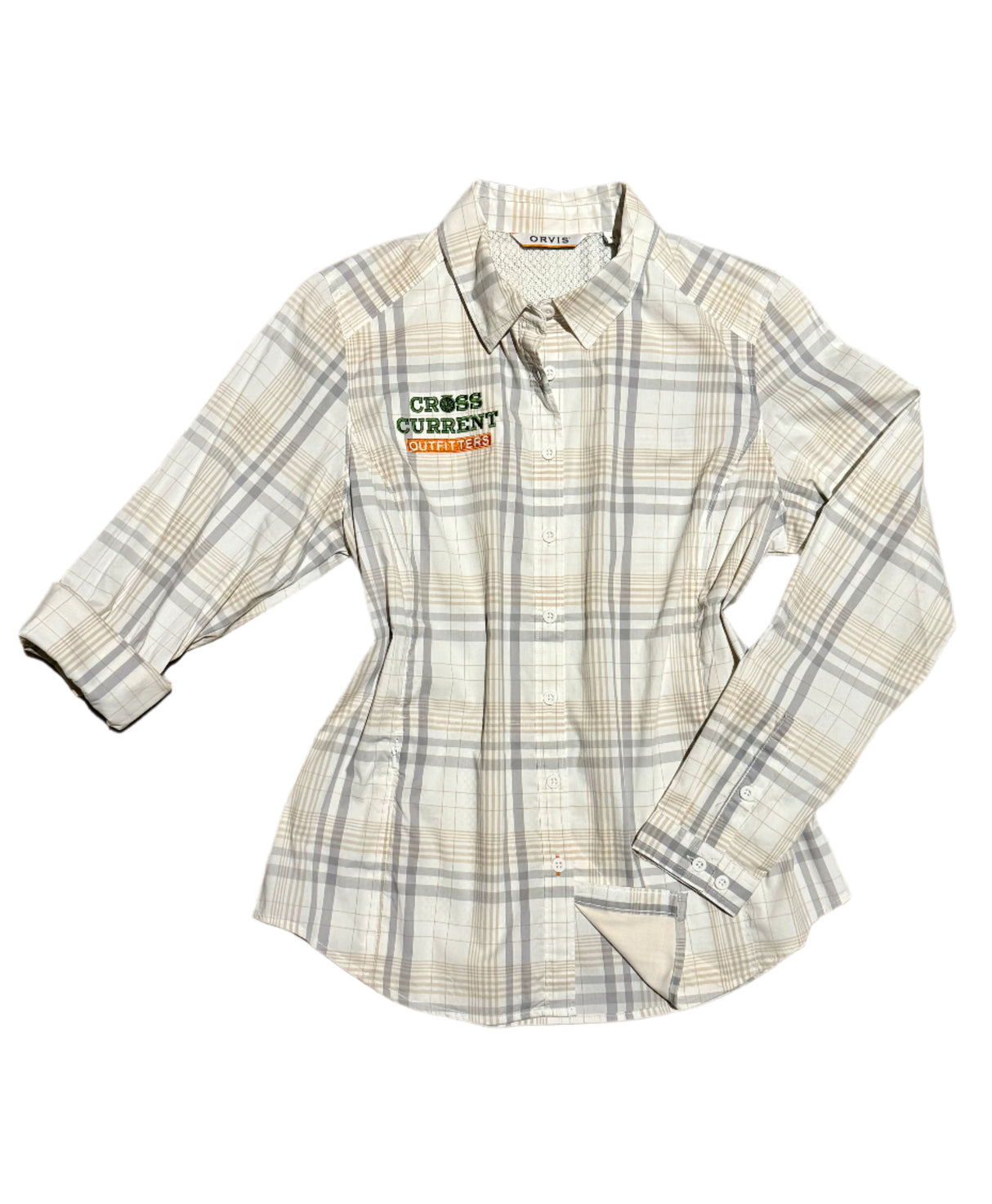 W's River Guide Long-Sleeved Shirt - embroidered with Cross Current - SALE