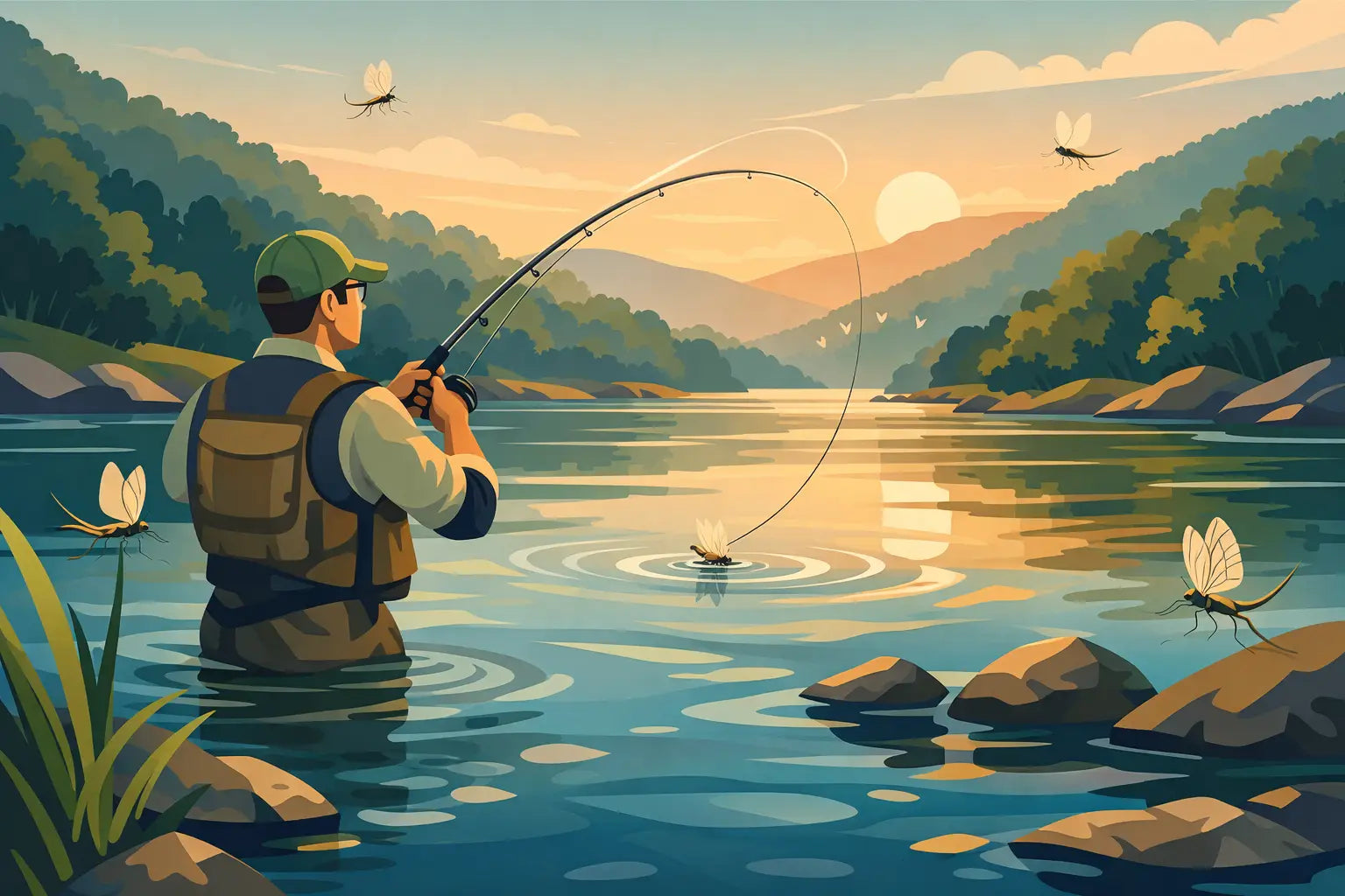 Delaware River Dry Fly Fishing Through the Hatches
