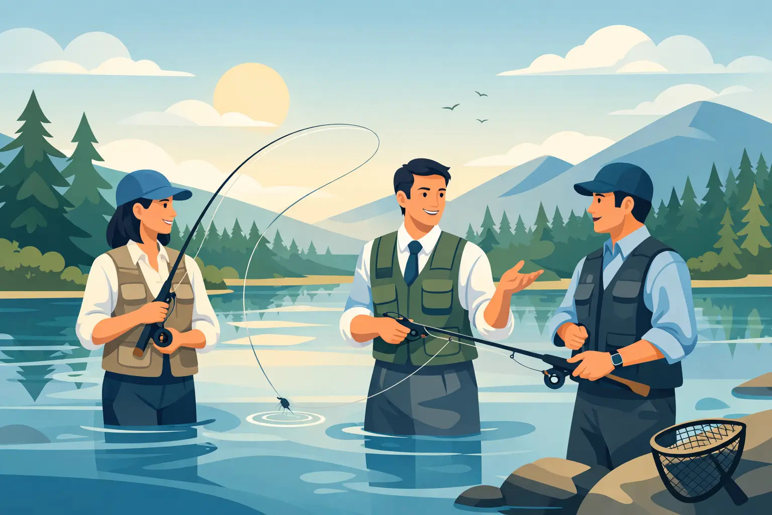 Corporate Fly Fishing Outings That Build Teams