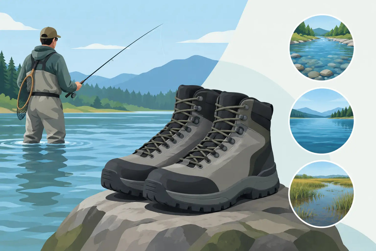 How to Select Wading Boots That Fit Your Water