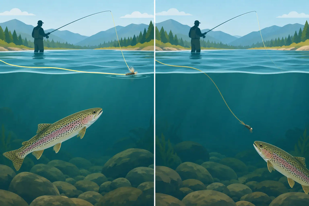 Floating Line Versus Sinking Line for Trout
