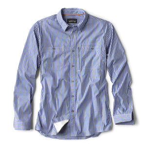 River Guide Plaid Shirt - embroidered with Cross Current - SALE