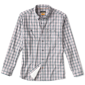 River Guide Plaid Shirt - embroidered with Cross Current - SALE