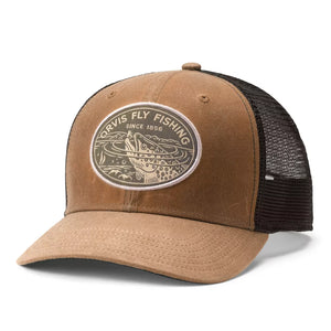 Orvis Waxed Cotton Trout Sip Trucker Hat – Cross Current Outfitters