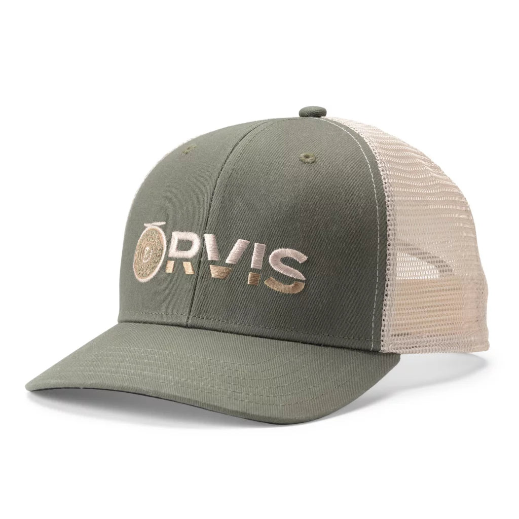 Orvis Reel Logo Trucker Hat – Cross Current Outfitters