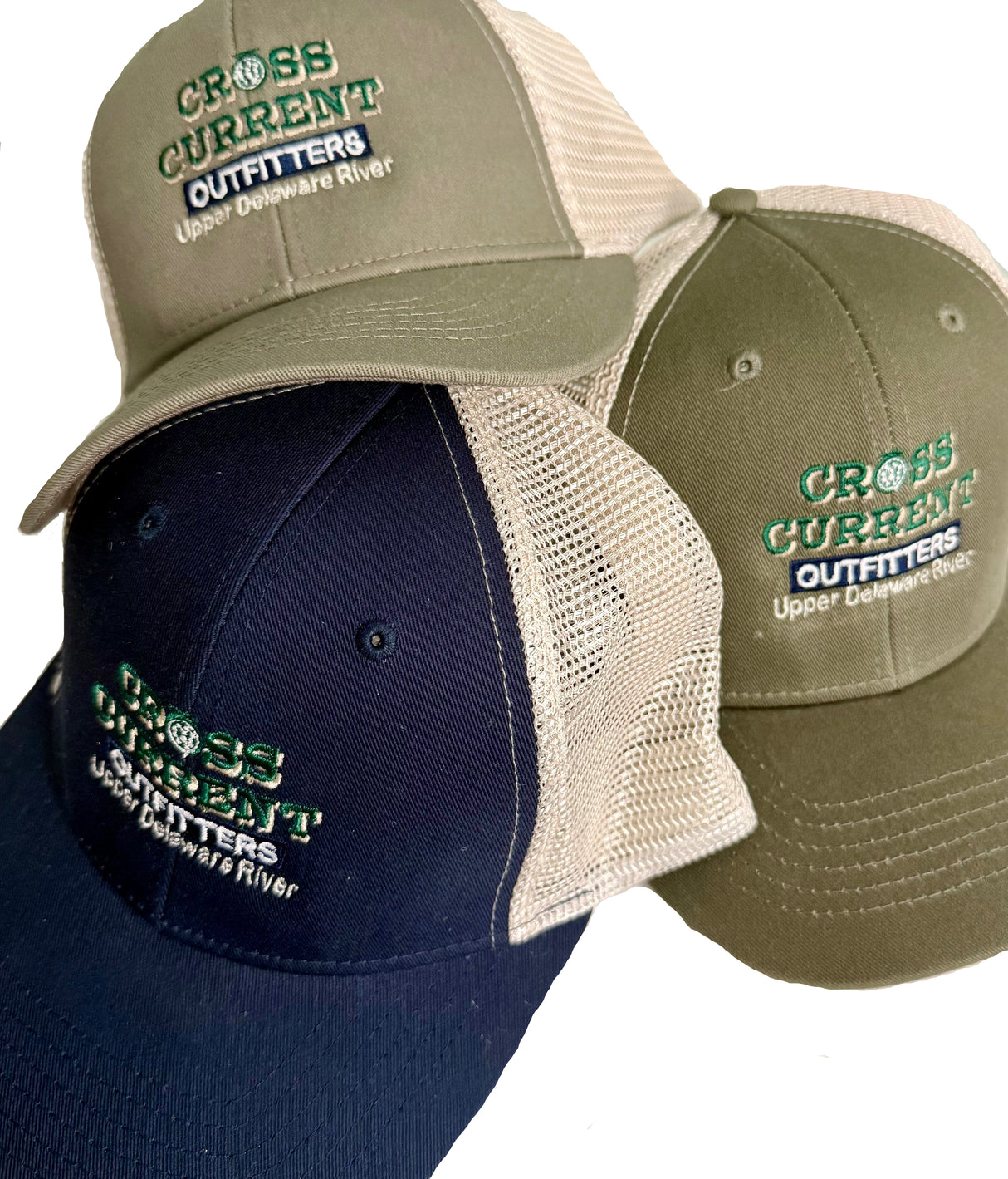 'Cross Current Outfitters' Logo Hats