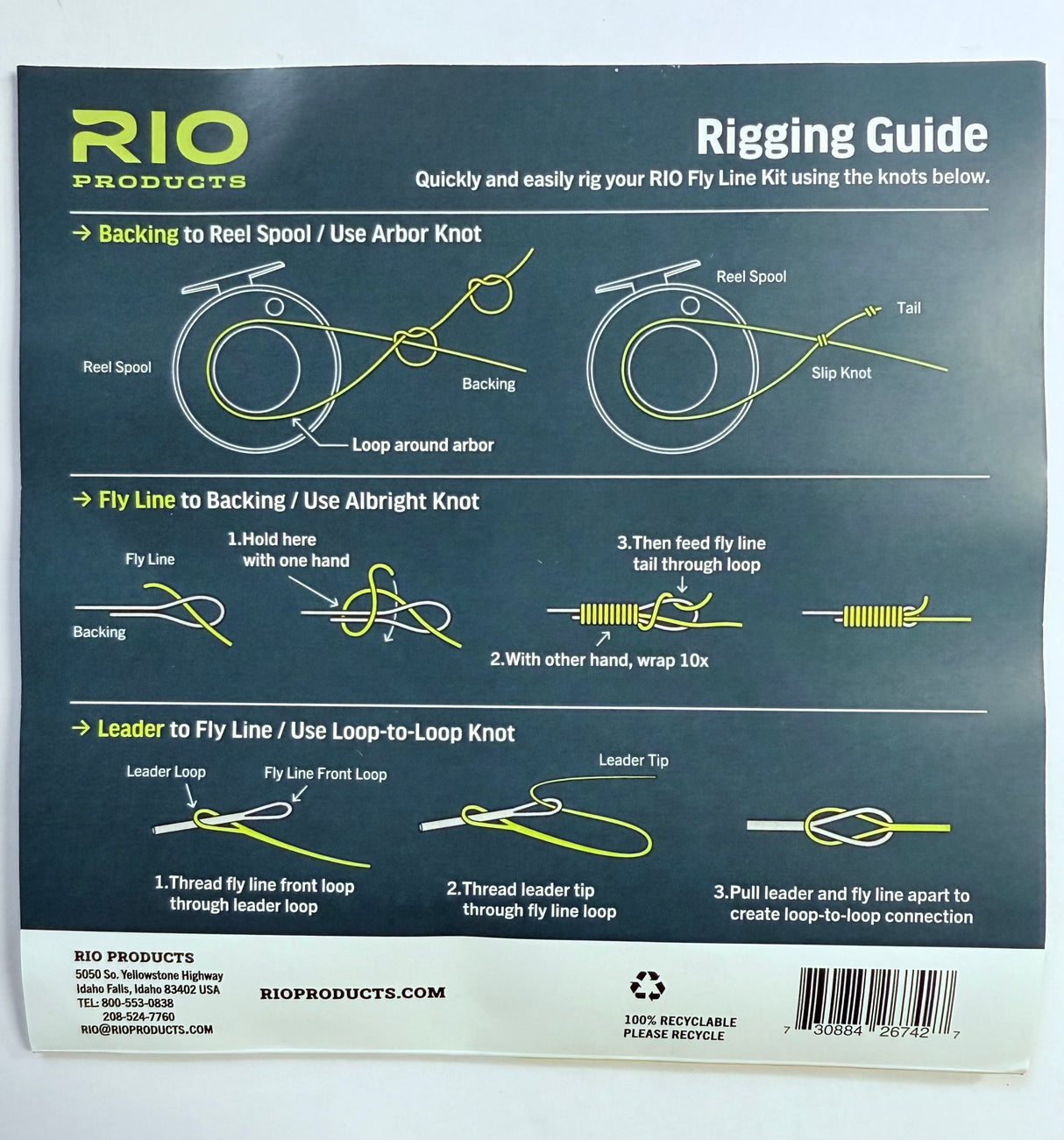 Fly Line Kit - Rivers / Lakes
