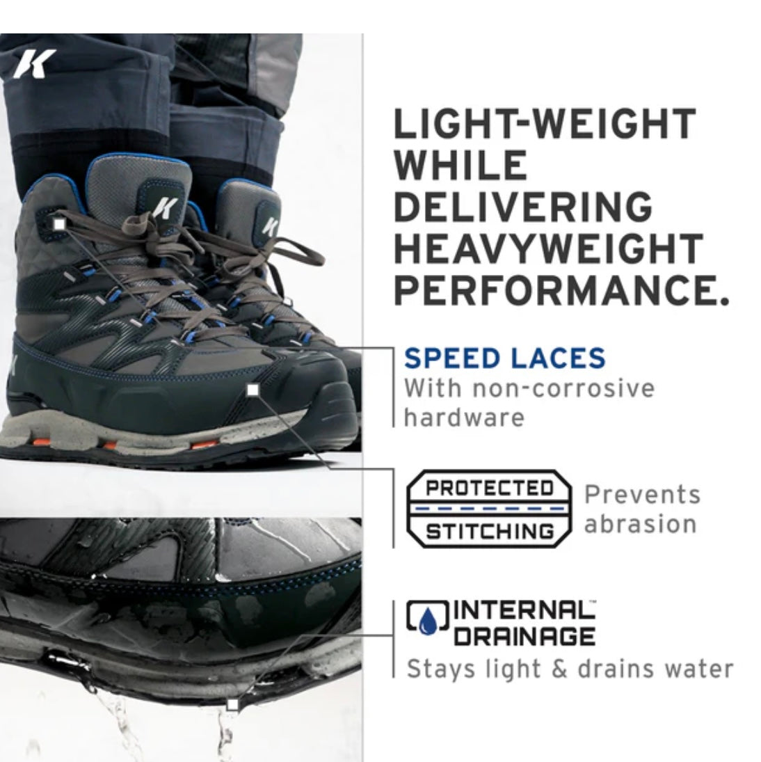 M's Bantam Lite™ w/ Felt & Kling -On Soles