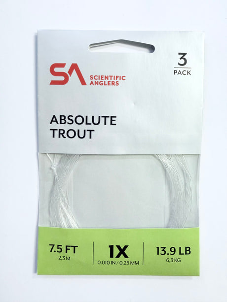 Absolute Trout Leader 3-Pack