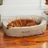 ComfortFill-Eco™ Wraparound Dog Bed with Fleece