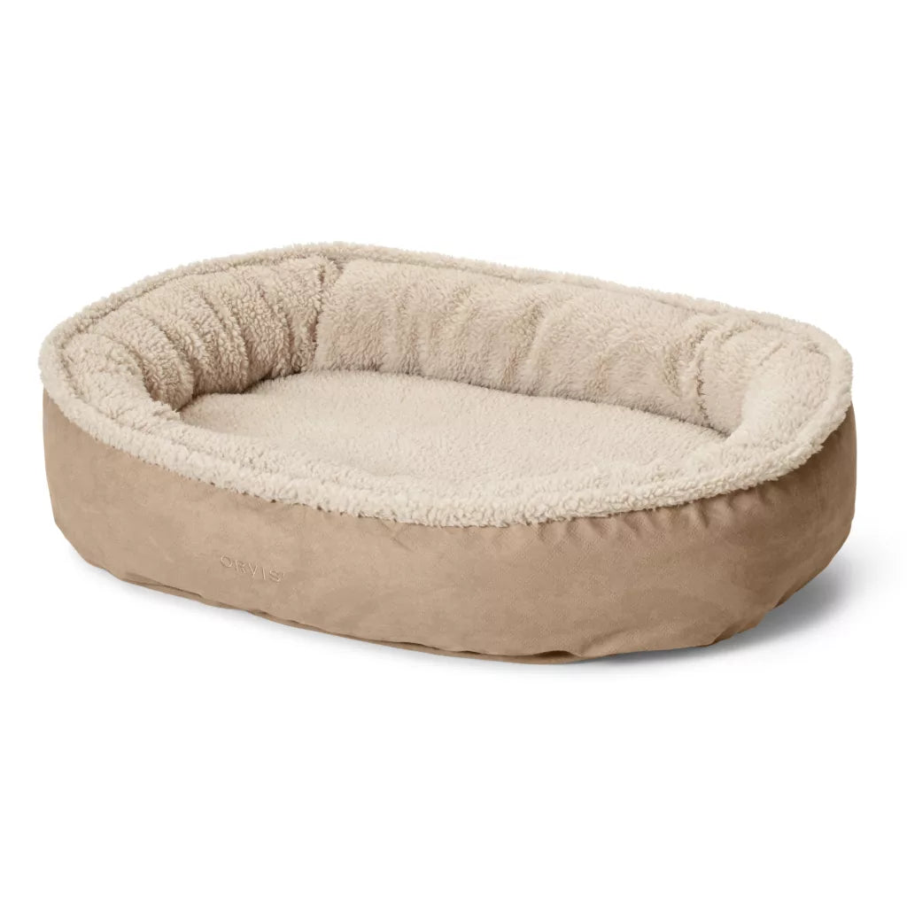 ComfortFill-Eco™ Wraparound Dog Bed with Fleece