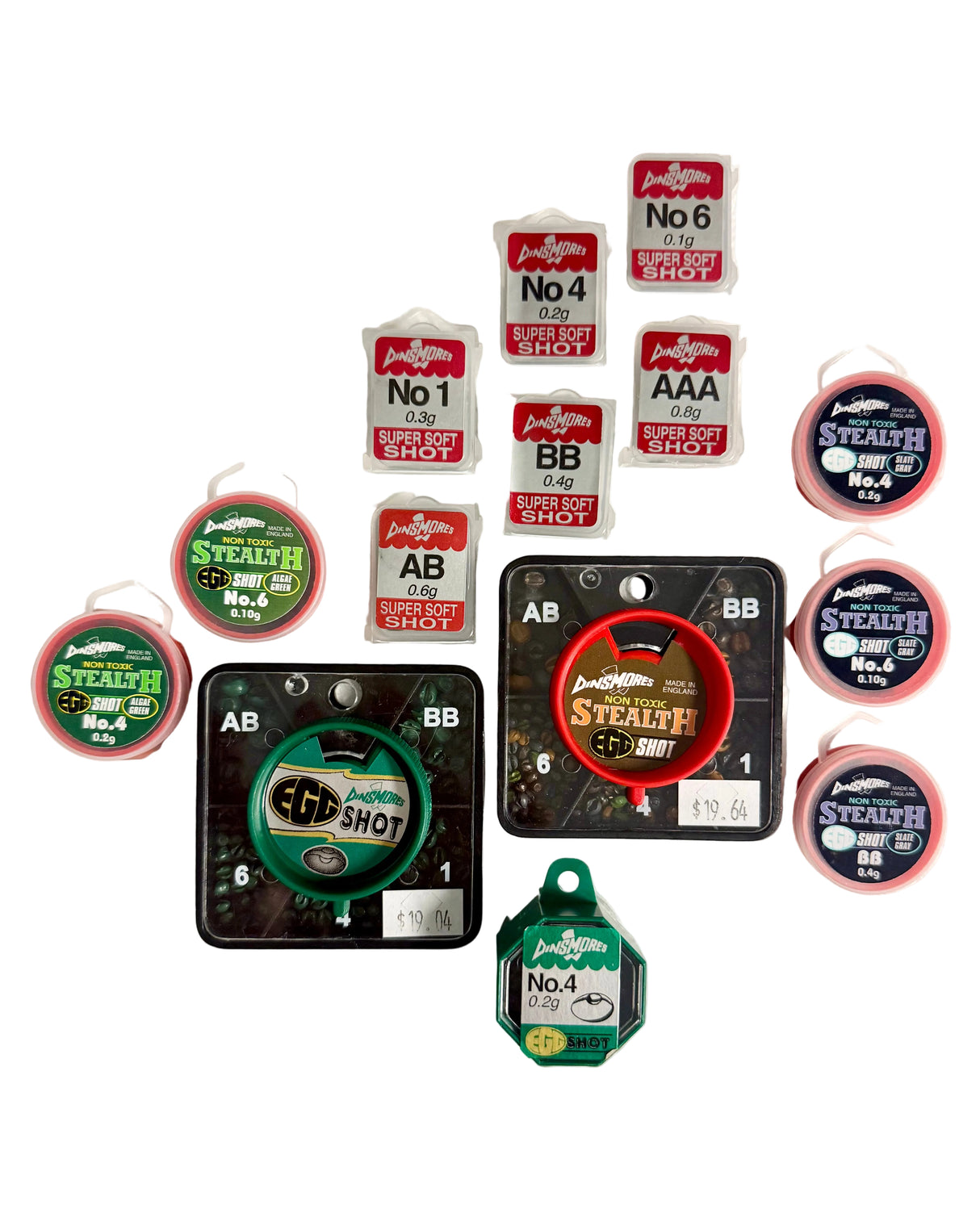 Split Shot Dispensers - Assorted Sizes