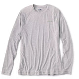 DriCast™ Logo Long-Sleeved Crew - Light Grey Heather