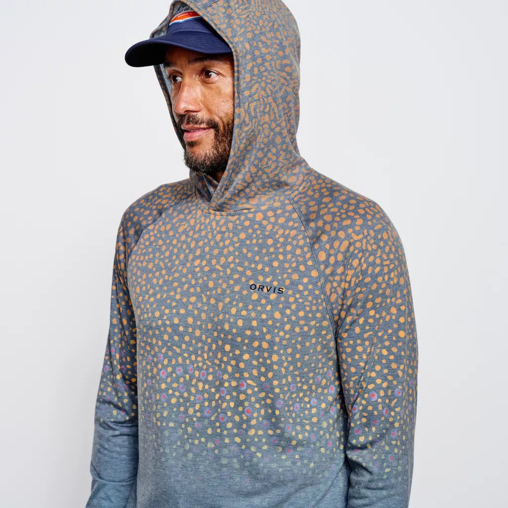 DriCast™ Printed Hoodie - Peacock Bass