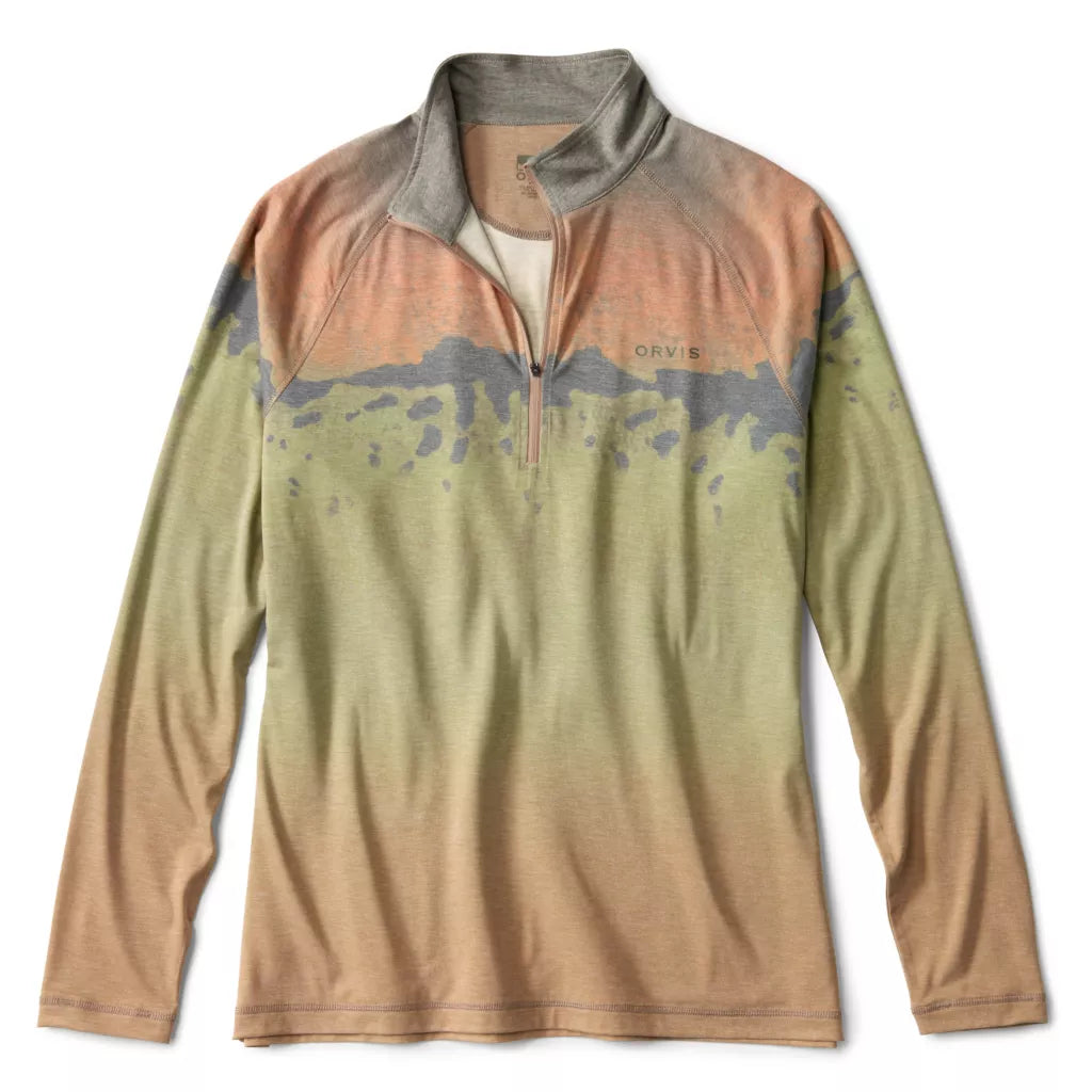 DriCast™ Quarter-Zip Pullover Shirt - Peacock Bass