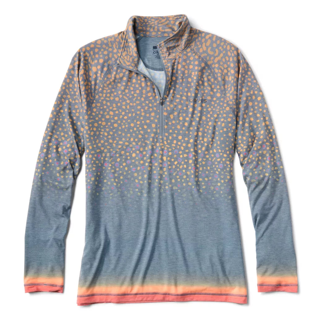 DriCast™ Quarter-Zip Pullover Shirt - Brook Trout