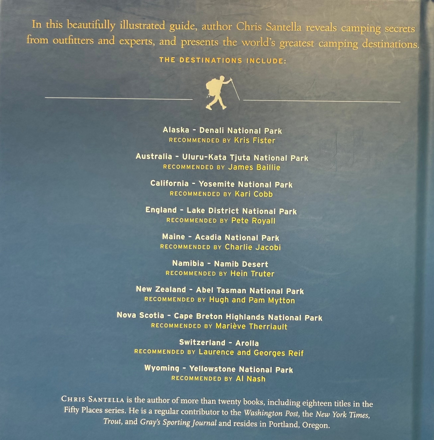 'Fifty Places to Camp Before You Die' by Chris Santella