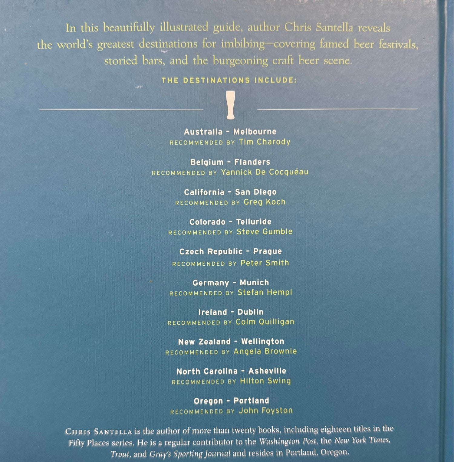 'Fifty Places to Drink Beer Before You Die' by Chris Santella