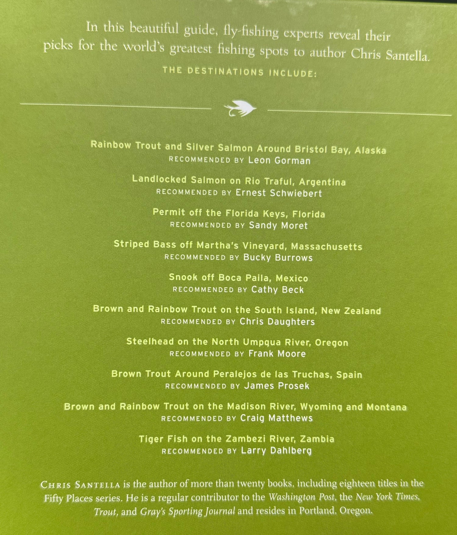 'Fifty Places to Fly Fish Before You Die' by Chris Santella