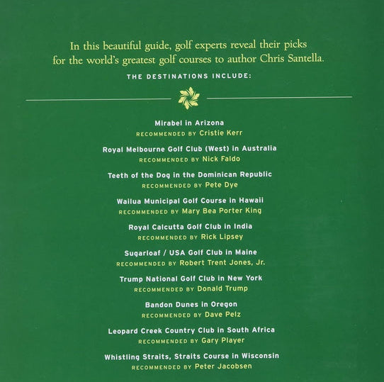 'Fifty Places to Golf Before You Die' by Chris Santella