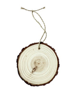 Fly Fishing Rustic Wooden Ornaments