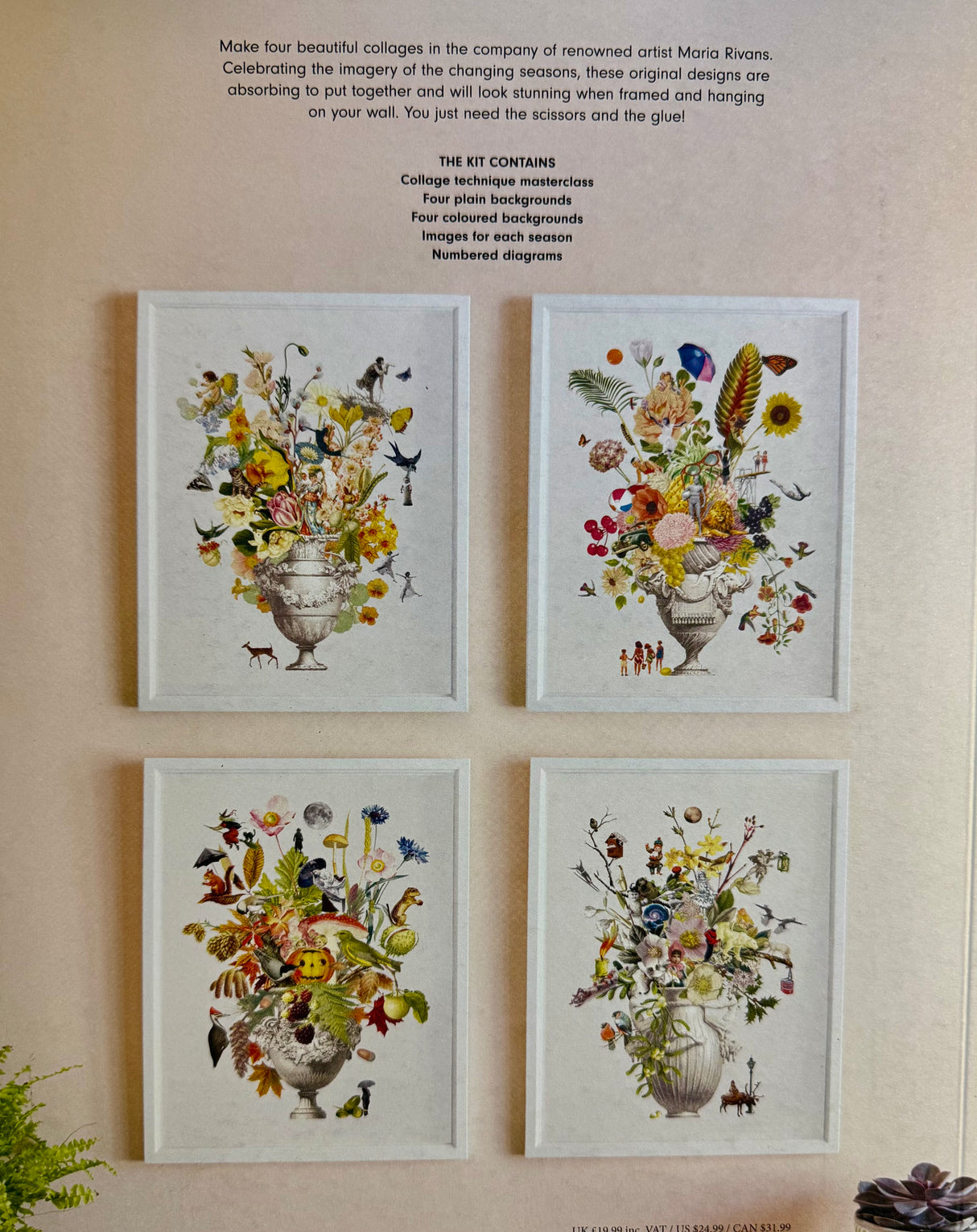 'Four Seasons Collage Kit' by Maria Rivans