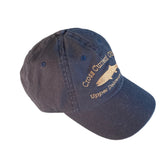 Hats embroidered with Cross Current Outfitters