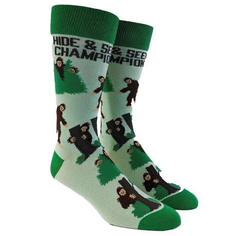 "Hide and Seek Champion" - Bigfoot Kids Socks