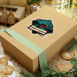 Retro Sticker - 'Hooked on Fishing'